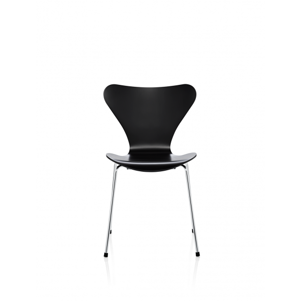 Fritz Hansen Serie 7 stol, lakeret, Sort Fritz Hansen Serie 7 stol, lakeret, Sort